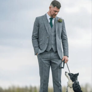 Men grey suits