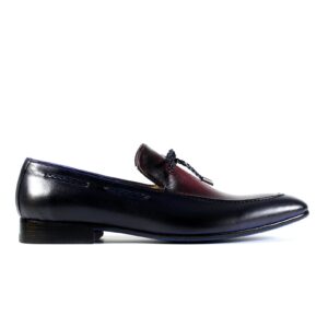 Blue-Red Loafers