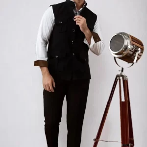 Men Black Hunter Jacket